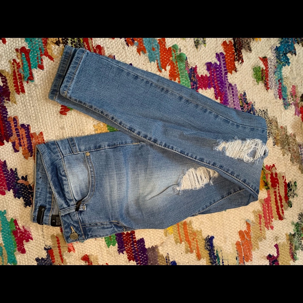 Distressed Denim Jeans - NEVER WORN